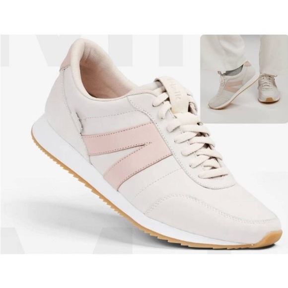 Kizik Milan Sneaker Size Women’s 7.5 Peach Whip Casual Everyday Elevated Basic - Picture 1 of 16